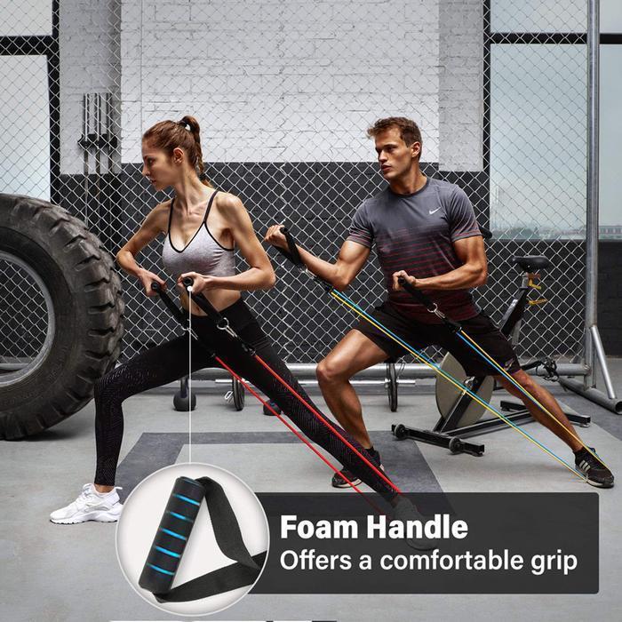 Bandas Elásticas - Pack de Musculación y Tonificación